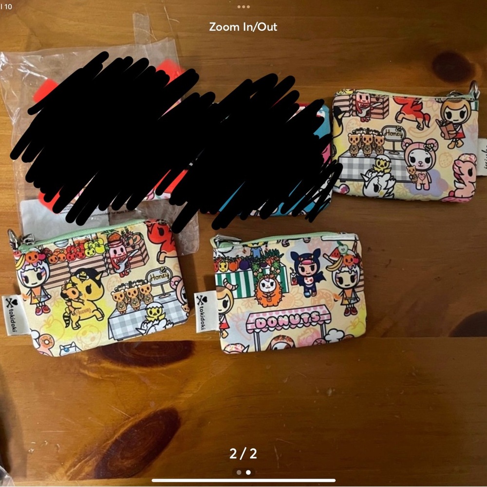 Jujube tokidoki Sanrio coin purses